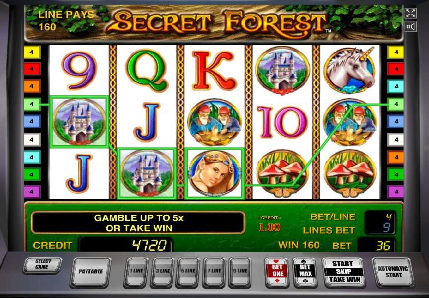 «Secret Forest» — слоты Новоматик играть бесплатно в казино Вулкан