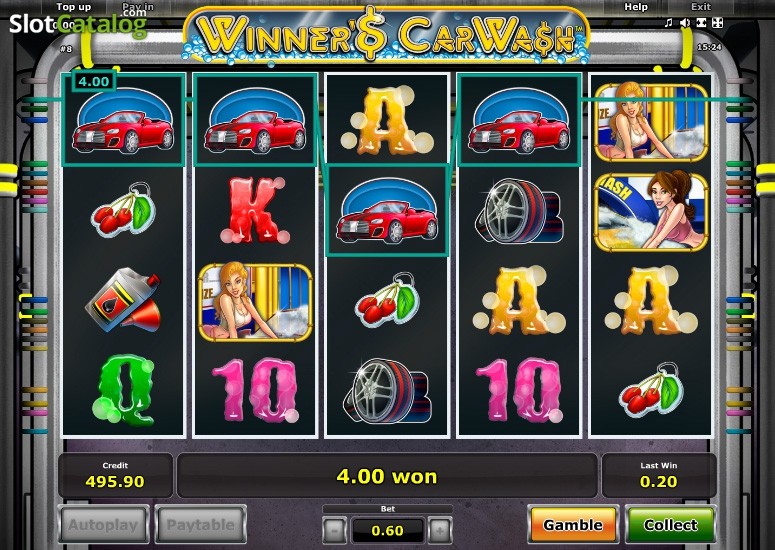 Игровой автомат «Winner’s Car Wash» в казино Париматч